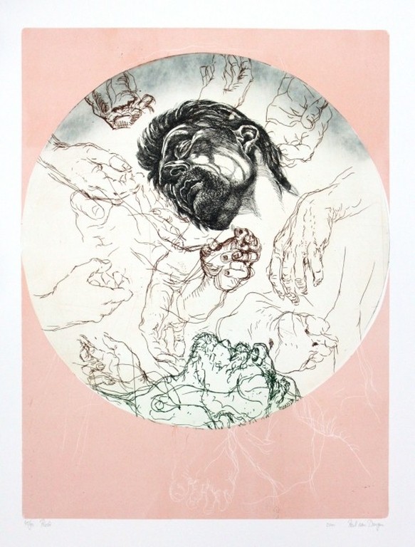 Paul van Dongen - Kleurenets - Piëta 2001 verkocht voor € 140!