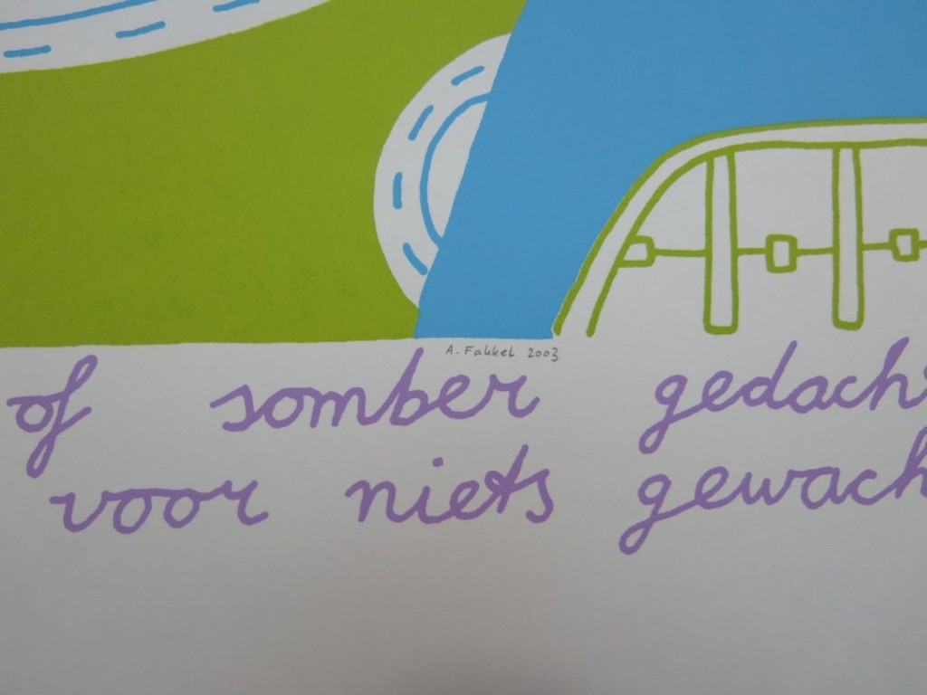 Arjenne Fakkel: Zeefdruk, Niet getreurd.. kopen? Bied vanaf 1!