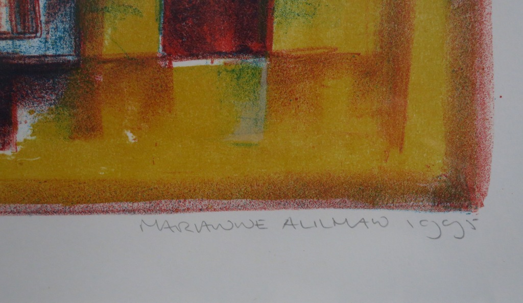 Marianne Aulman: Litho, King and castle XI - Ingelijst kopen? Bied vanaf 1!