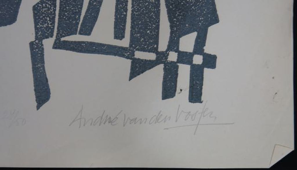 Andre van der Vossen: Litho, zonder titel (Creatie 1952) kopen? Bied vanaf 20!