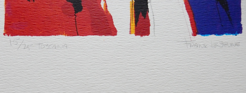 Frank Lejeune (1952) - zeefdruk Toscana - oplage 25 kopen? Bied vanaf 50!