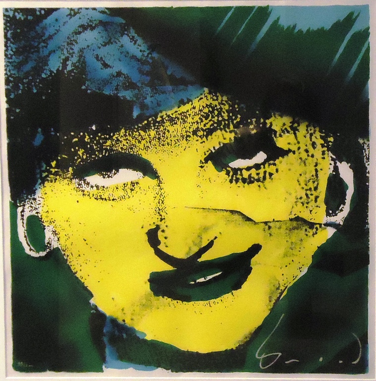 Herman Brood, Portret, zeefdruk verkocht voor € 270!