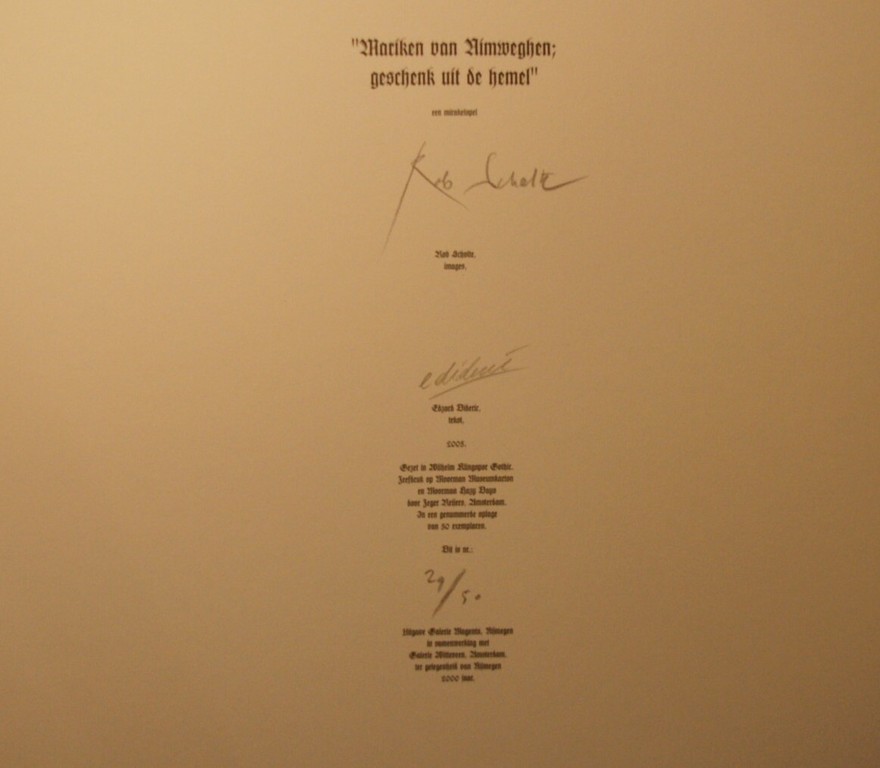 Rob Scholte, "Maricken van Nimwegen", 4 zeefdrukken in map (compleet) kopen? Bied vanaf 325!