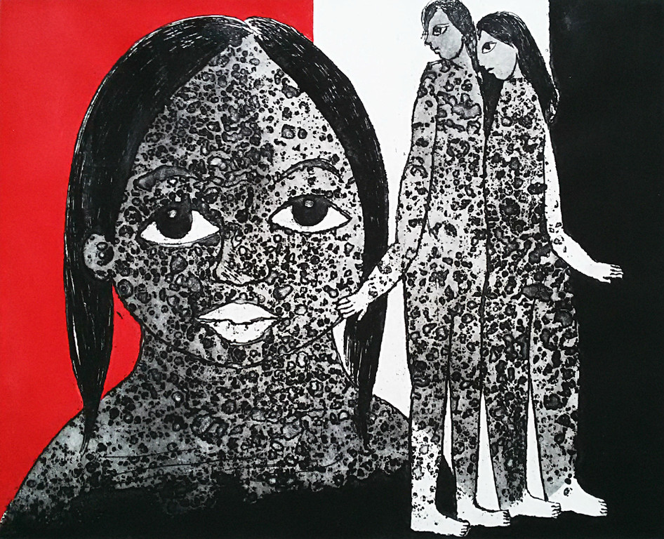 Ans Wortel - Ga mee, aquatint ets kopen? Bied vanaf 70!