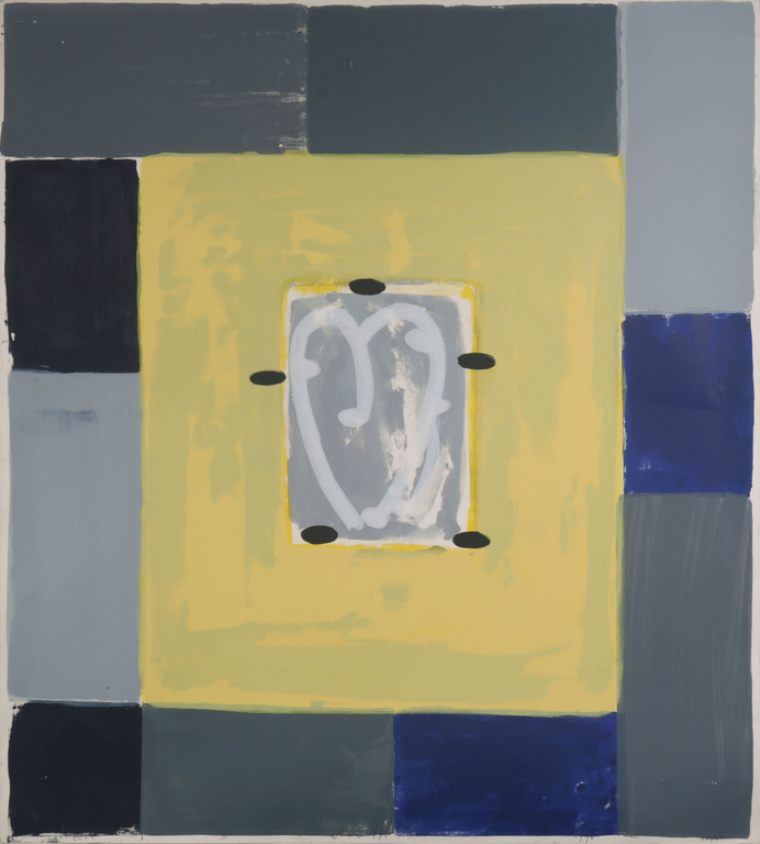 Piet Warffemius: Zeefdruk, Portret - Ingelijst (Groot!) kopen? Bied vanaf 1!