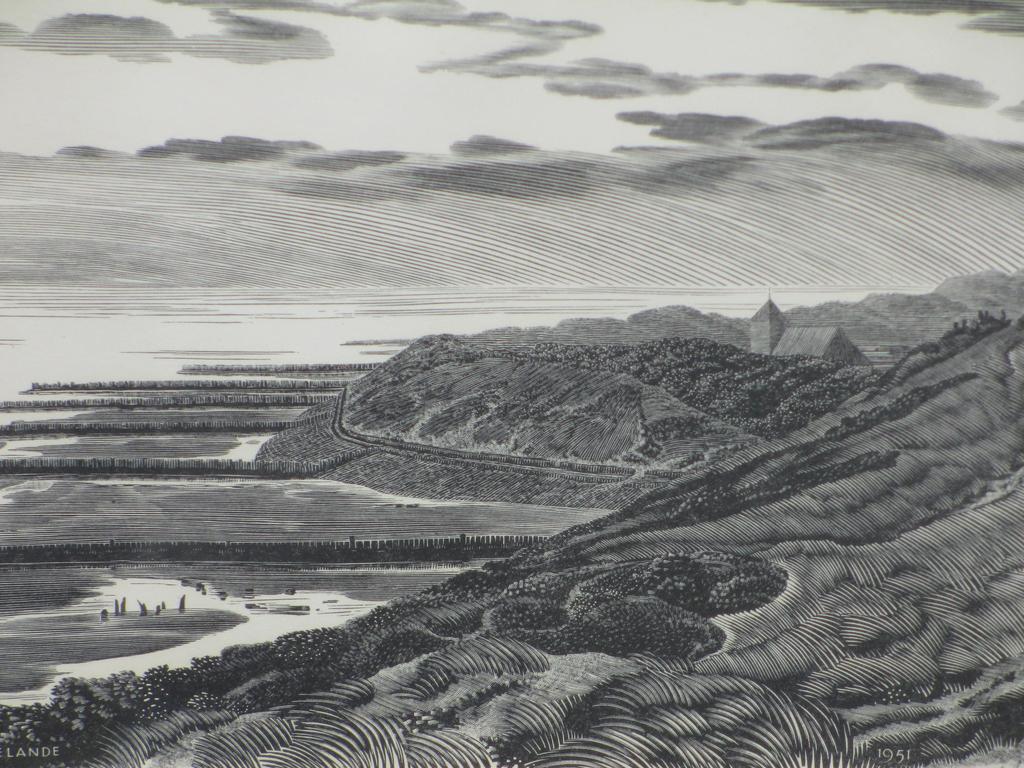 Dirk van Gelder, Strand en duinen bij Zoutelande, kopergravure kopen? Bied vanaf 85!