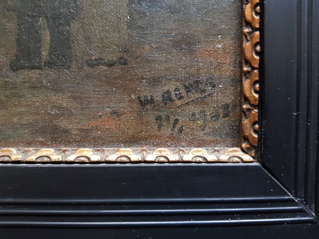 Brand in de Arena, Rotterdam - olieverf op doek - onduidelijk gesigneerd 1933 kopen? Bied vanaf 45!