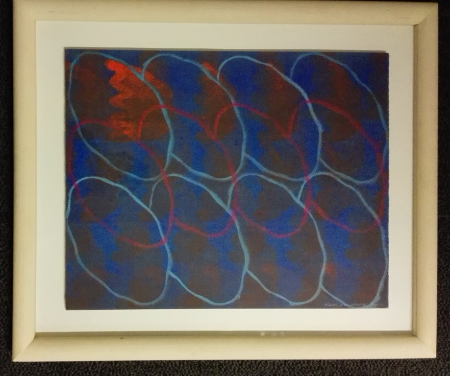 Hans Noordhoff, Acryl op karton, zonder titel verkocht voor € 35!