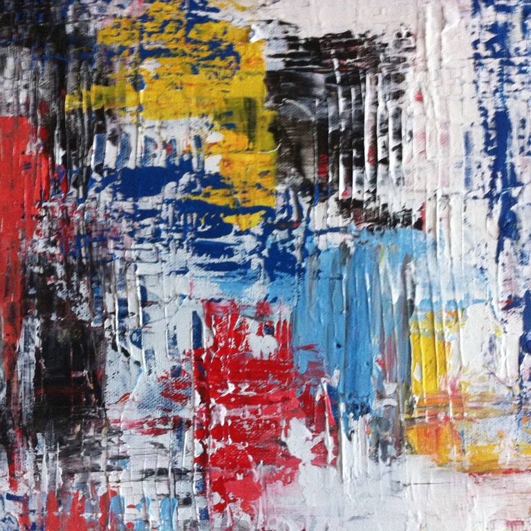 "Tombe La Neige #02 " John Foppen -Mix oliev./acrylverf-3D Canvas- Gesign.-Unica kopen? Bied vanaf 149!