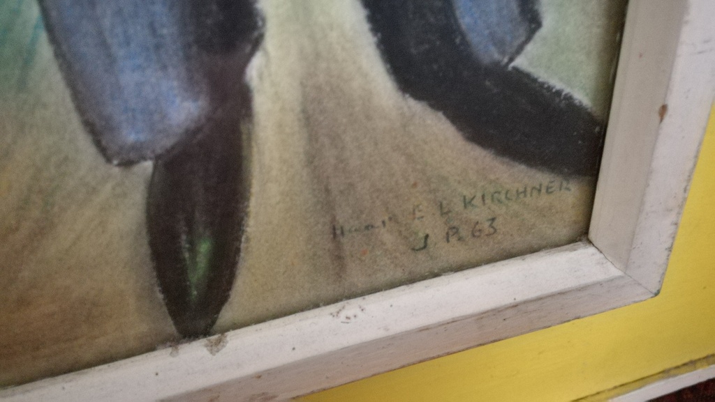 Onbekend kunstenaar naar Kirchner,Pure Art Déco - aquarel,Les dames du quartier kopen? Bied vanaf 30!