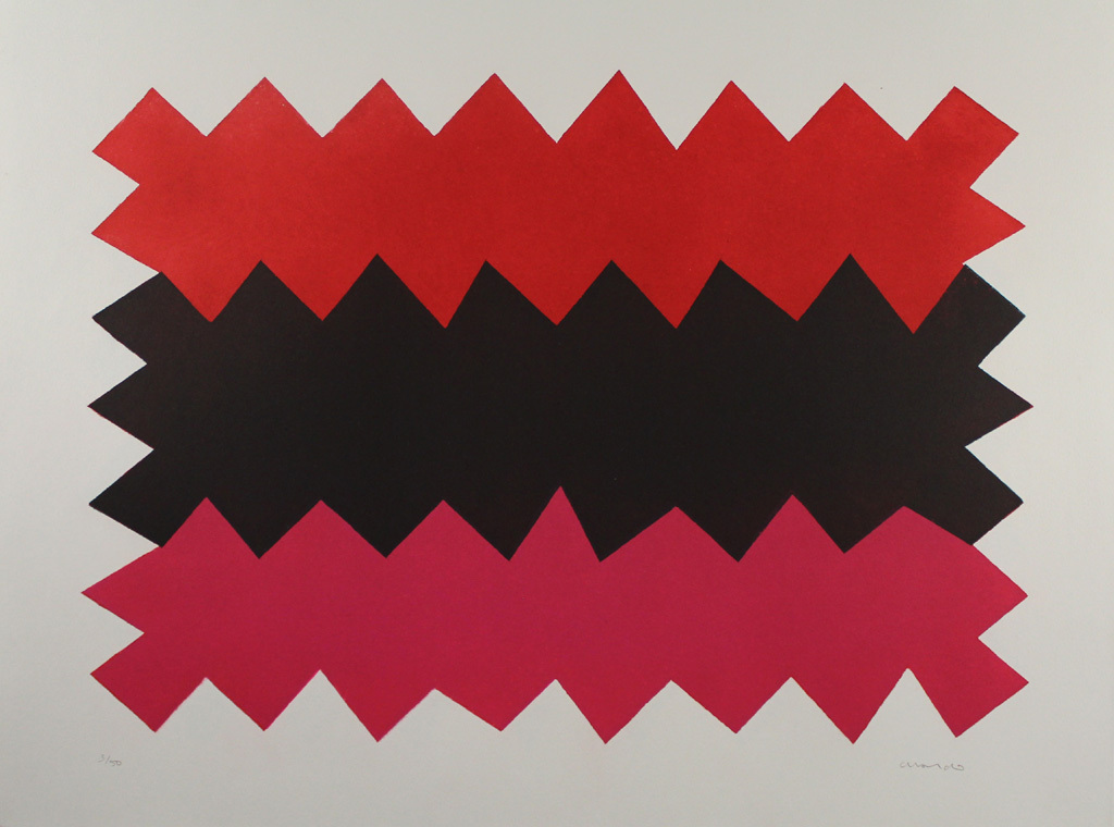 JOAQUIM CHANCHO   Kleurenlitho  MONSERRAT IV   Handgesigneerd verkocht voor € 85!