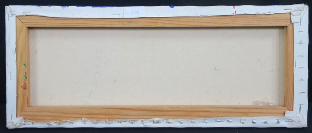 Espen Hagen: Acryl op doek, Rijtje naakte dames kopen? Bied vanaf 100!