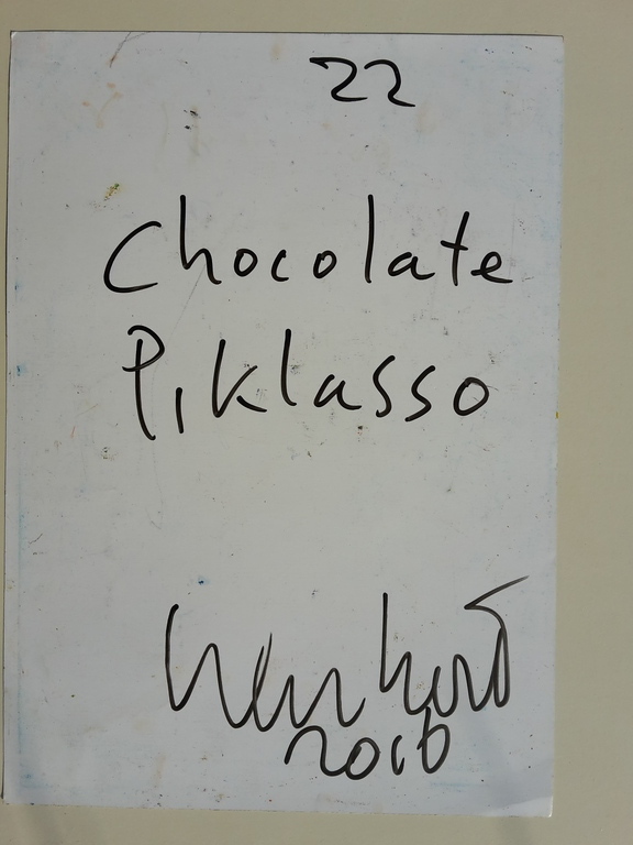 Peter Klashorst - Chocolate, Piklasso - gemengde techniek op papier - gesigneerd kopen? Bied vanaf 1!