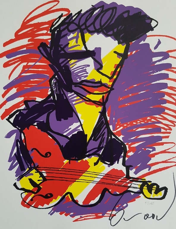 Herman Brood - Elvis - handgesigneerde zeefdruk kopen? Bied vanaf 135!