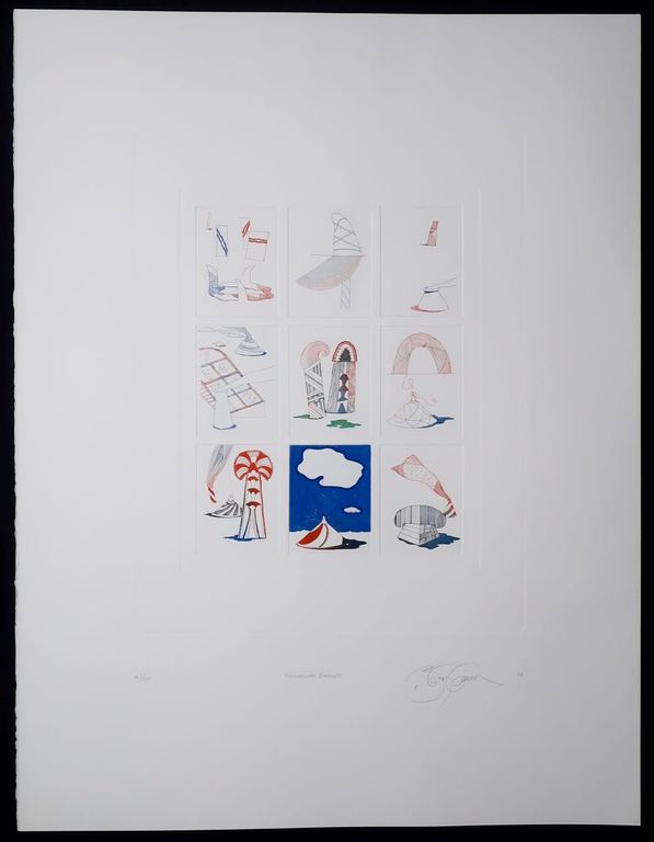 Anthony Benjamin: Ets, Borderline images verkocht voor € 40!
