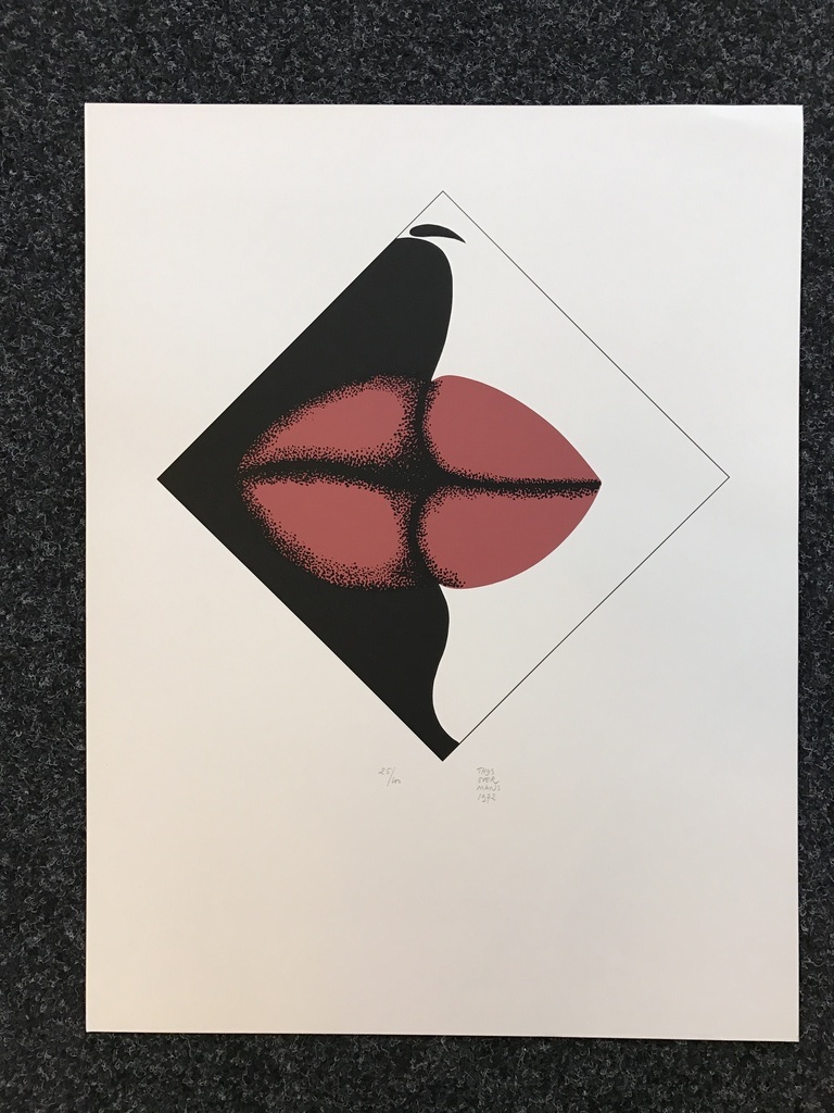 Thijs Overmans Originele Zeefdruk/ LITHO  1972 kopen? Bied vanaf 1!