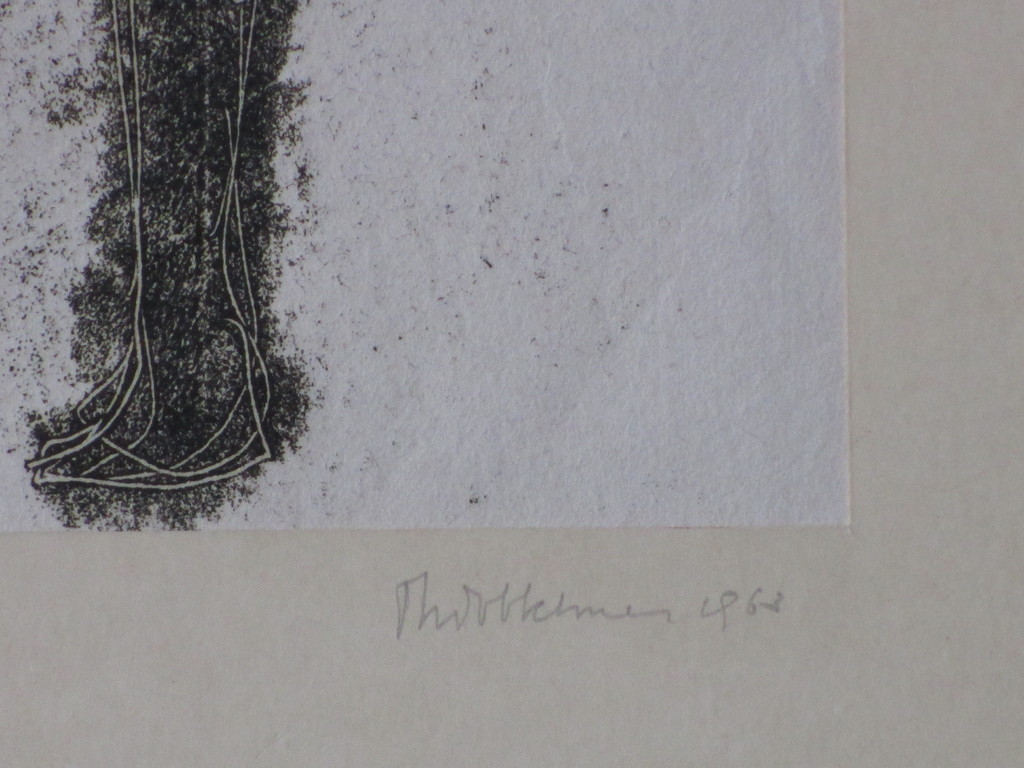 Theo Dobbelman, Ontmoeting, Houtsnede kopen? Bied vanaf 25!