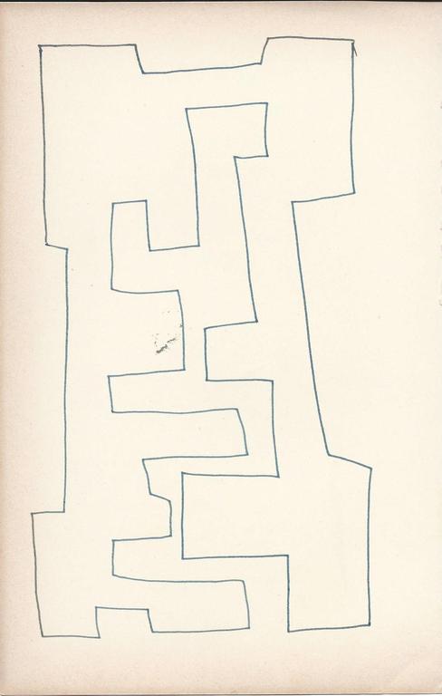 Siep van den Berg: compositie A, originele tekening kopen? Bied vanaf 1!