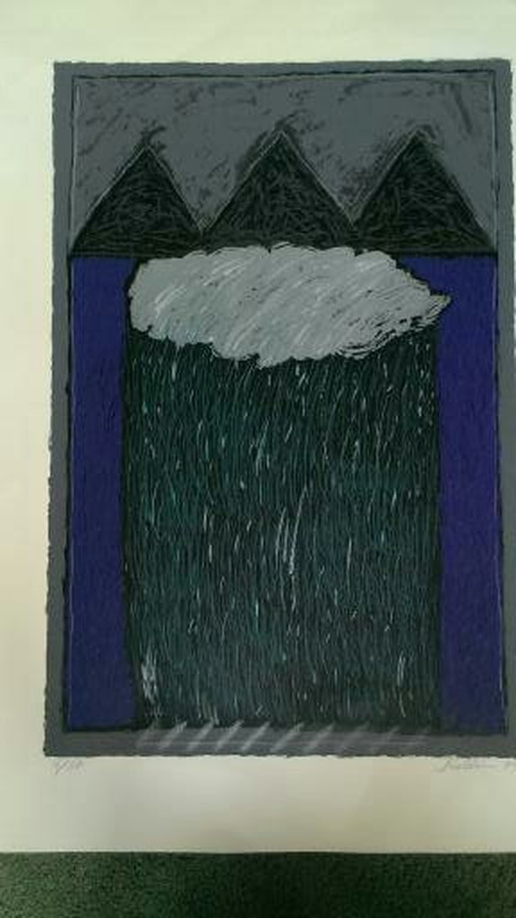 Ahmad Baldin : Zeefdruk , 1994 , groot formaat verkocht voor € 55!