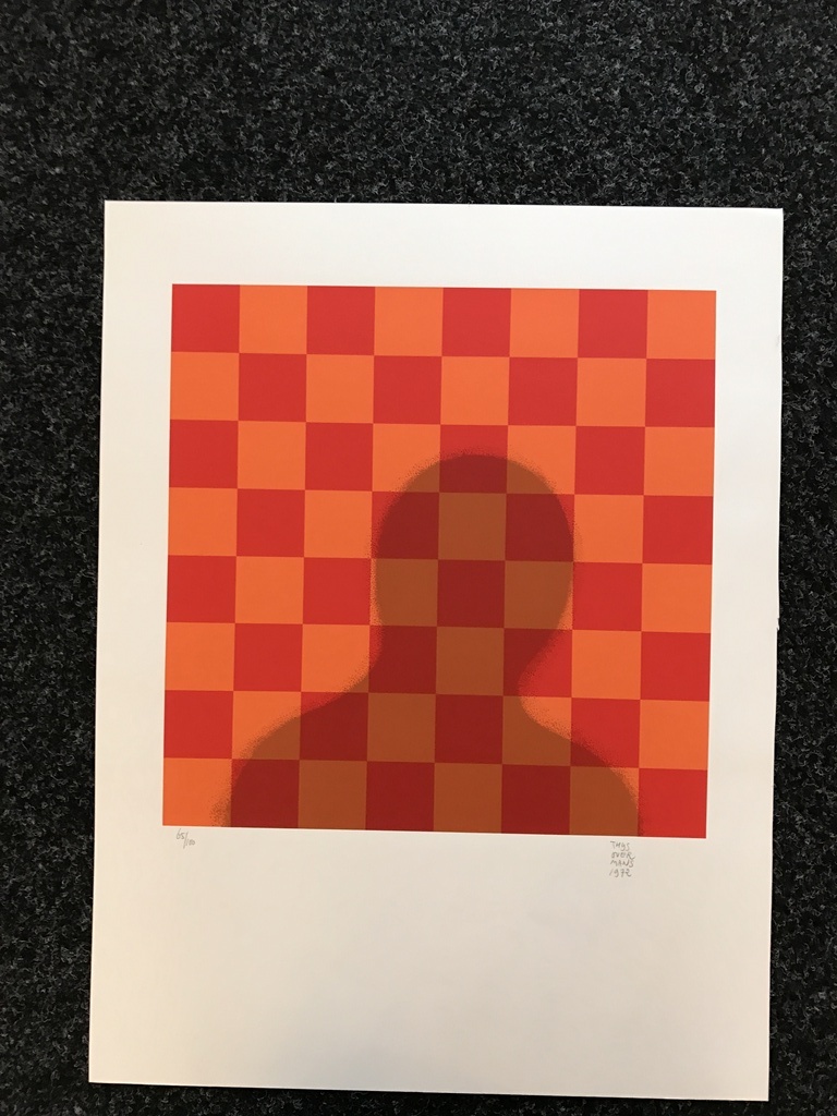 Thijs Overmans Originele Zeefdruk/ LITHO  1972 kopen? Bied vanaf 1!