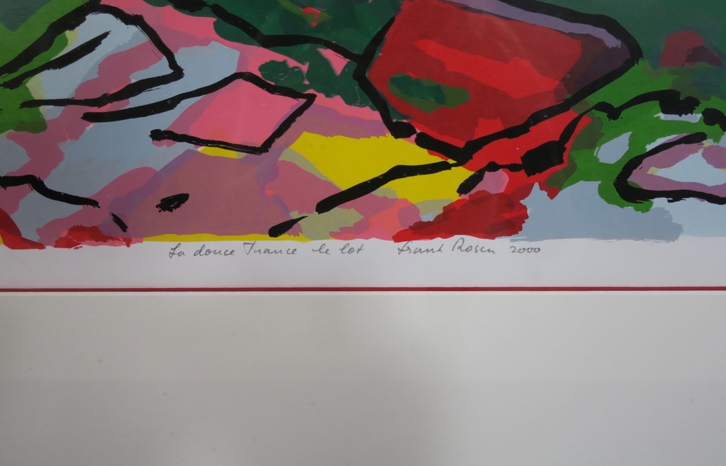Frank Rosen: Zeefdruk, La douce France Le Lot - Ingelijst kopen? Bied vanaf 1!