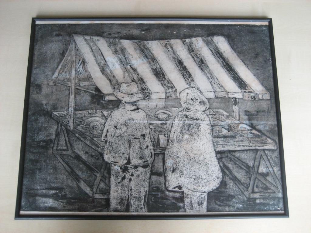 Loes de Haan Ets uit 1978 De Geldmarkt kopen? Bied vanaf 1!