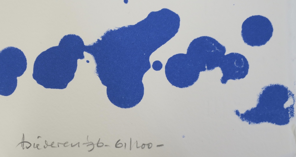 Jef Diederen: Litho, Zonder titel (zwart gezicht) kopen? Bied vanaf 35!