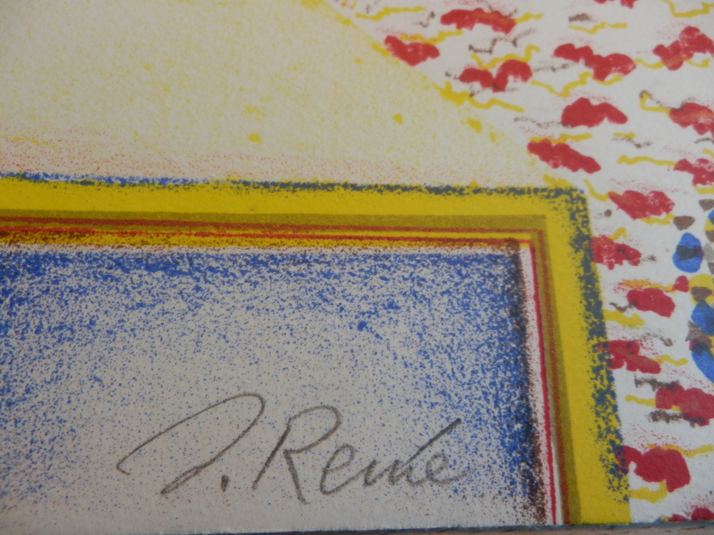 JORG REME Kleurenlitho uit 1972 kopen? Bied vanaf 1!