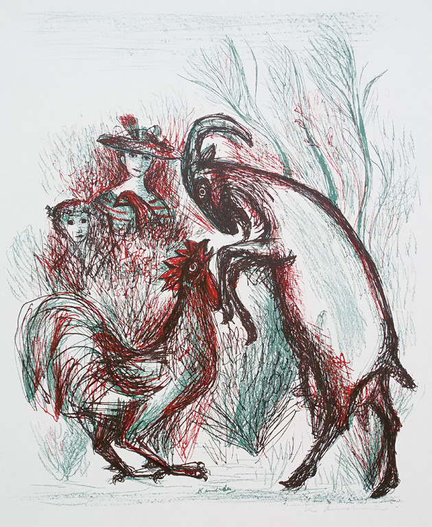 Kees Andrea - Complete serie schildersprenten, 4x handgesigneerde litho’s kopen? Bied vanaf 75!