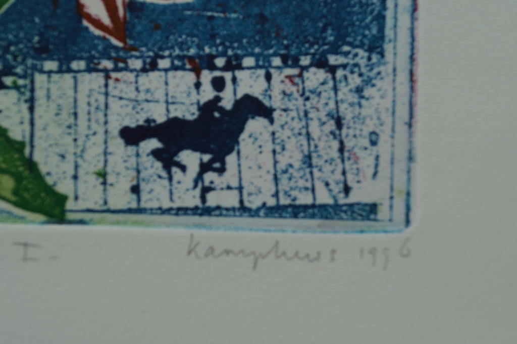 Gerart Kamphuis - gesigneerde ets - Tijding I - 1996 kopen? Bied vanaf 1!