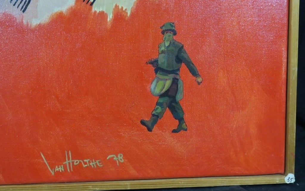 Jan van Holthe: Olieverf op doek, Le Monde - Ingelijst (Groot) kopen? Bied vanaf 150!