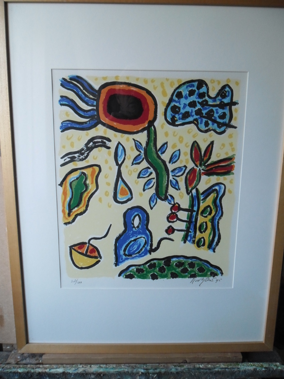 Keimpe Kootstra, Zeefdruk, Tuinen van geluk verkocht voor € 60!