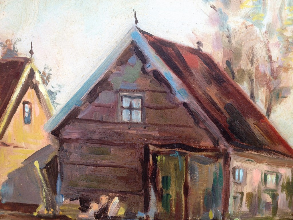 Cornelis de Bruin: Olieverf op paneel, zonder titel kopen? Bied vanaf 1!