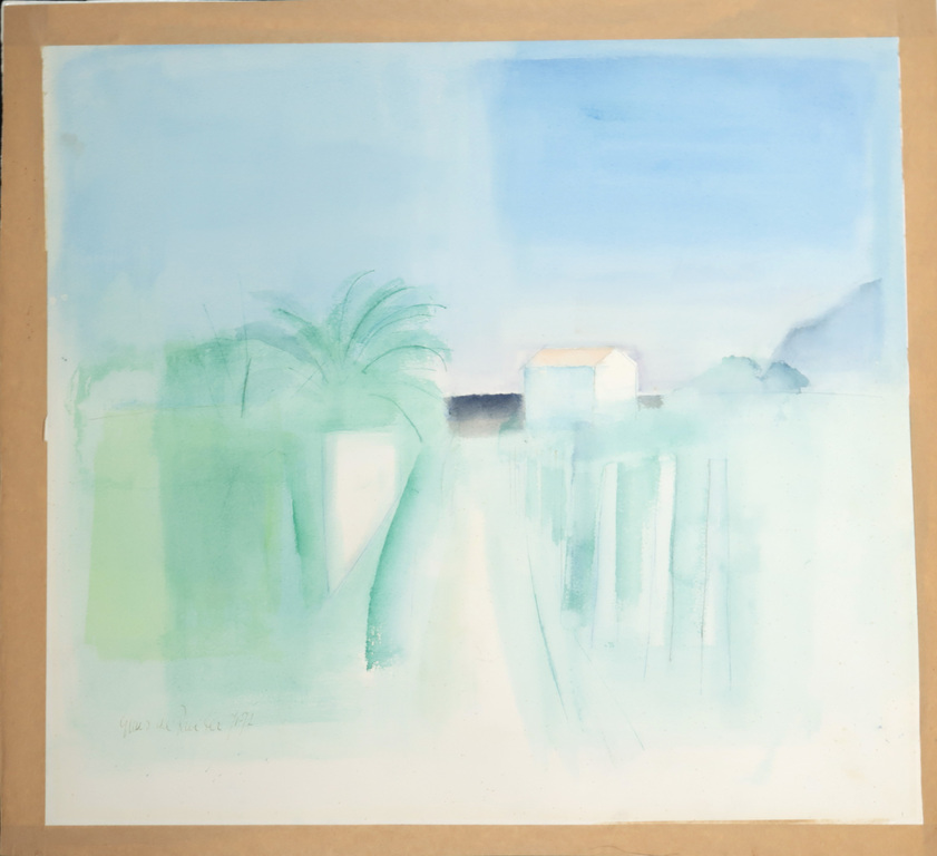 Guus de Ruiter: Aquarel, Huisje kopen? Bied vanaf 20!