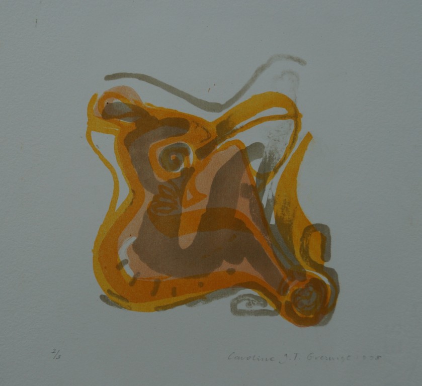 Caroline Gresnigt - -gesigneerde litho - 1995 kopen? Bied vanaf 1!