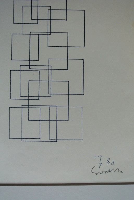 Siep van den Berg. -Variaties op een thema IV- Pentekening. 1980.Handgesigneerd. kopen? Bied vanaf 69!