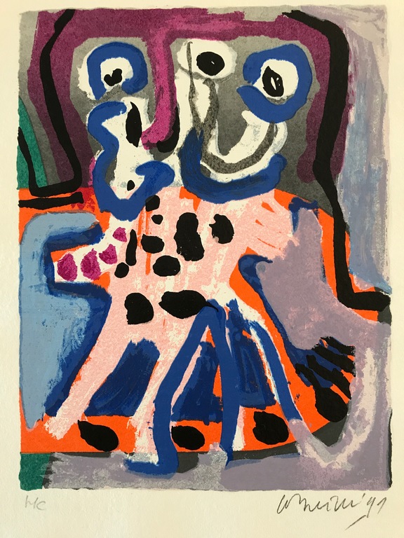 Corneille - Gesigneerde Zeefdruk HC  kopen? Bied vanaf 85!