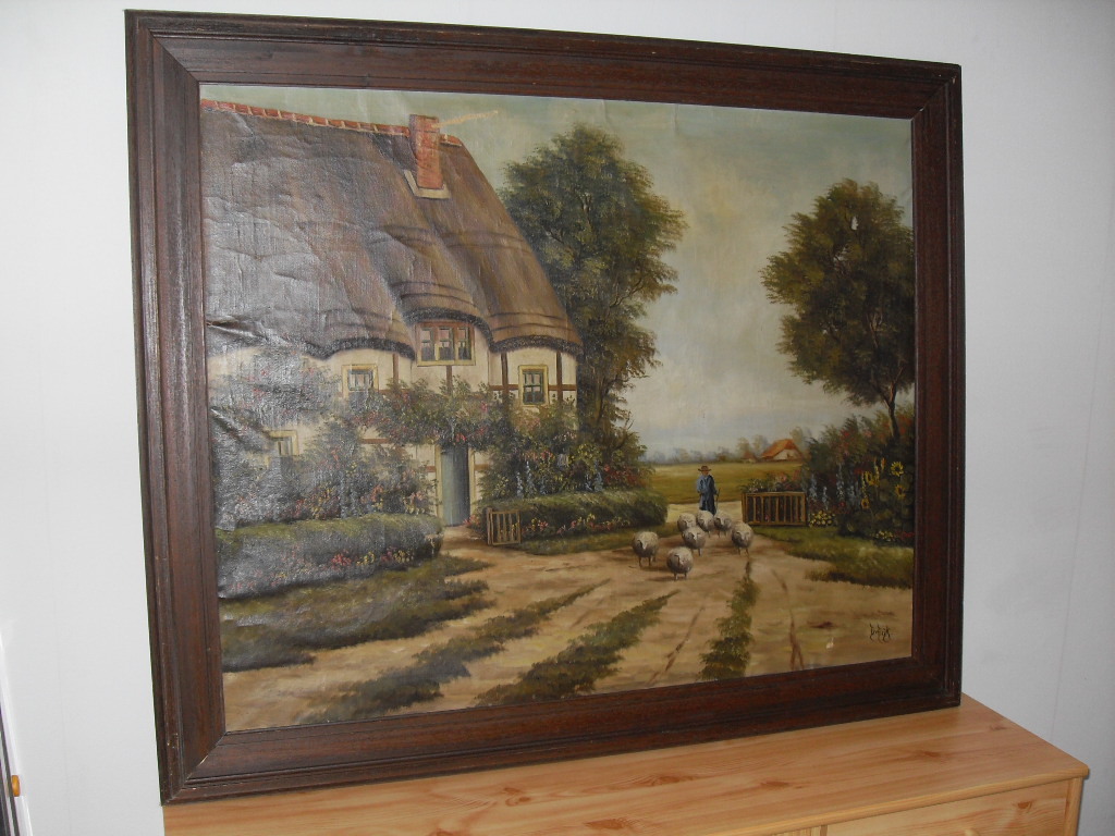 D.van Dijk  Olieverf kopen? Bied vanaf 25!