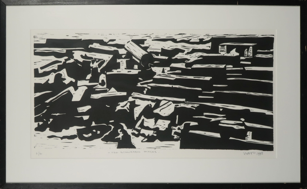 Hans Wap: Lino, The Schliemann pieces - Ingelijst kopen? Bied vanaf 40!