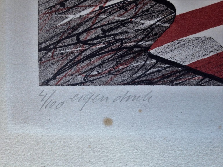 Onbekende Kunstenaar: Lithografie, Reciprook kopen? Bied vanaf 1!