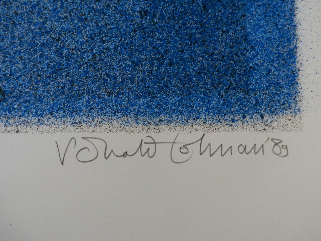 Ronald Tolman - Litho - Moeder en Kind 2 - 1989 - met opdracht: voor Rina  kopen? Bied vanaf 90!