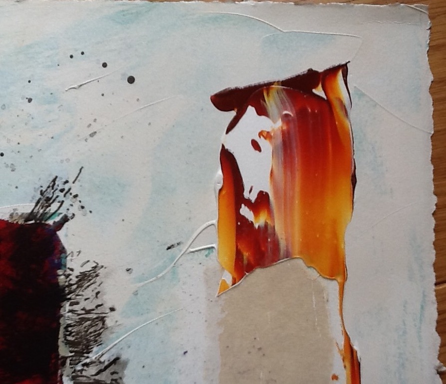 Peter Schenk, zeefdruk met collage en verf (unica) gesigneerd oplage AP 1/30 kopen? Bied vanaf 85!