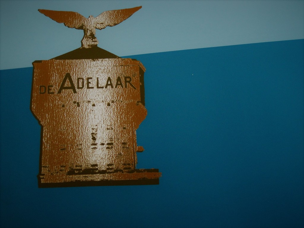 Grafisch meesterwerk van Theo v/d Akker "de Adelaar Wormerveer" Litho  kopen? Bied vanaf 1!
