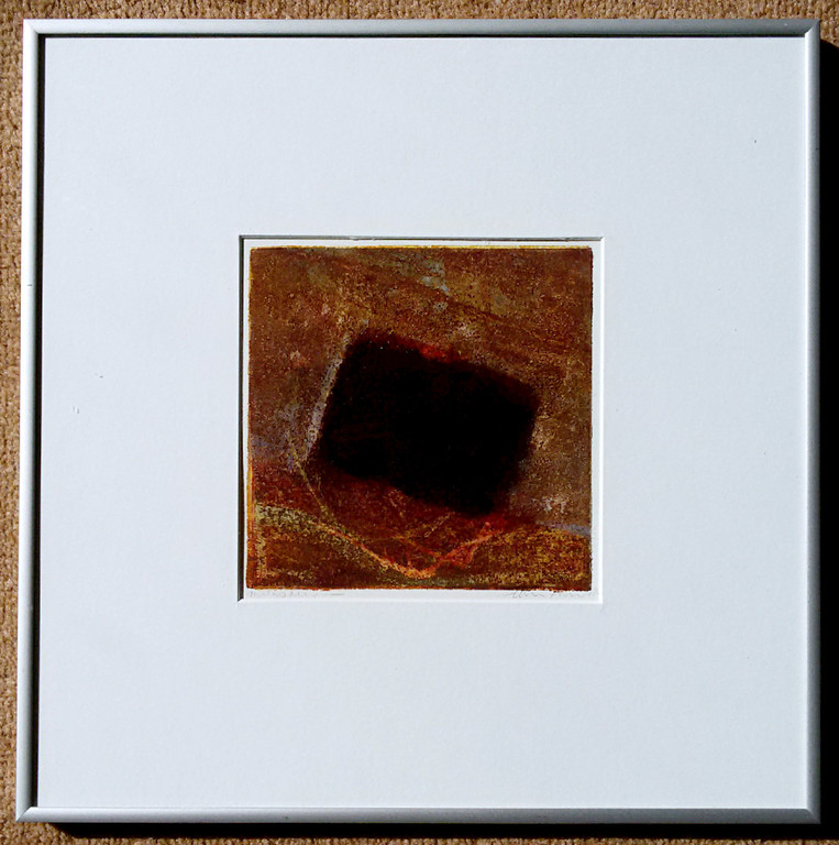 Thea Figee - Abstract, monotype (mooi ingelijst) kopen? Bied vanaf 45!