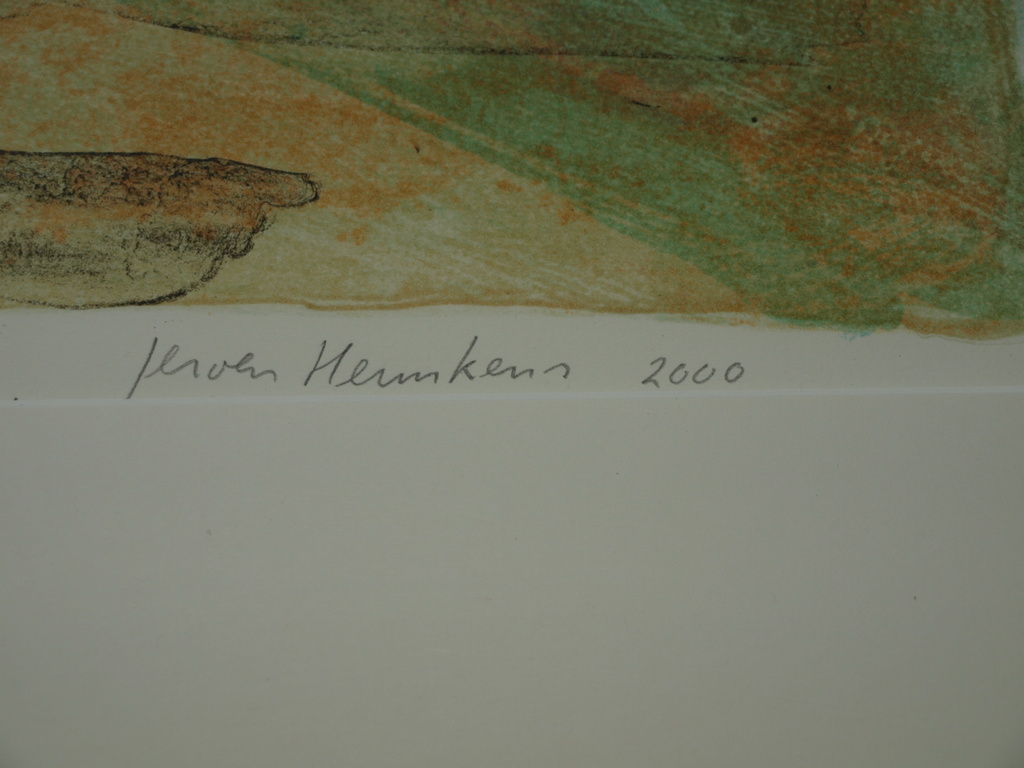 Jeroen Hermkens : Litho, Amersfoort – Gesigneerd & ingelijst – oplage 60 ex. kopen? Bied vanaf 185!