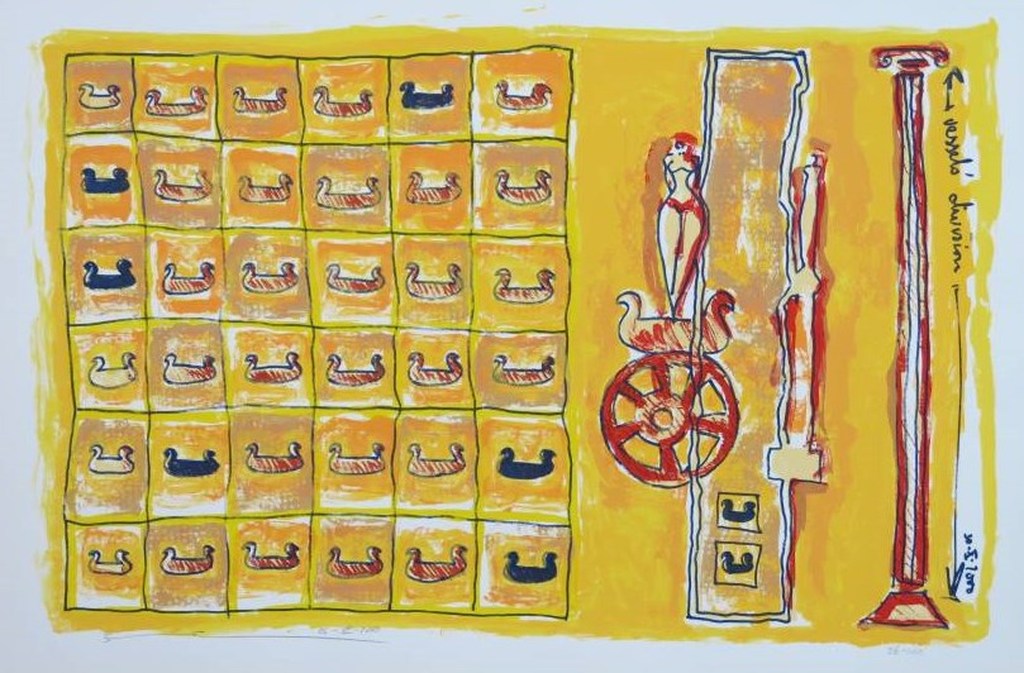 Simon Woudwijk: Zeefdruk, Vessels' division kopen? Bied vanaf 35!