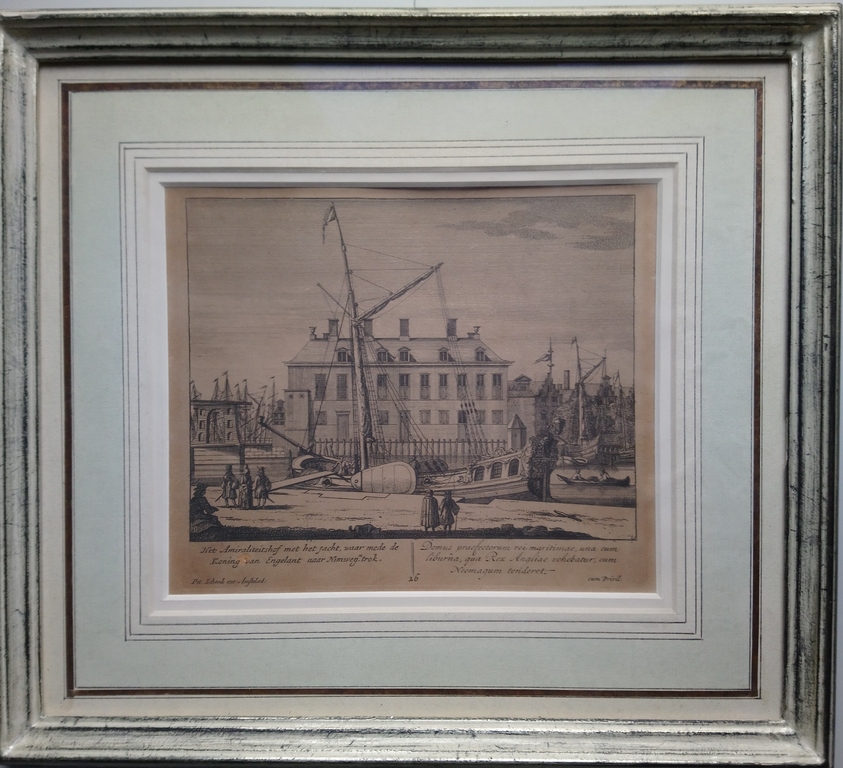 Schenk ; Gravure; Admiraliteitshof Rotterdam kopen? Bied vanaf 10!
