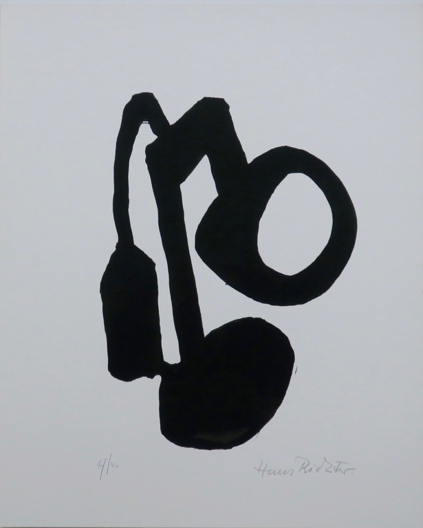 Hans Richter: Zeefdruk uit de serie 'Retrospektiver Lebensfahrplan' - Ingelijst kopen? Bied vanaf 250!