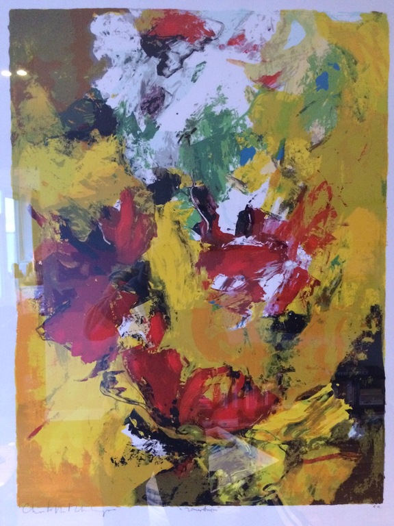 "zomertuin" handgetekende zeefdruk kopen? Bied vanaf 80!