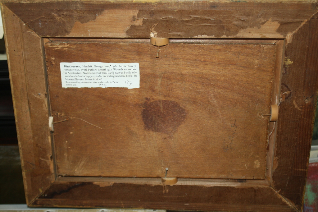 AMSTERDAM IN DE WINTER 1888 door HENDRIK van RINKHUYZEN 1868-1922 kopen? Bied vanaf 550!